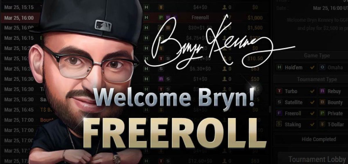 ¡Bienvenido Bryn! Freeroll este domingo