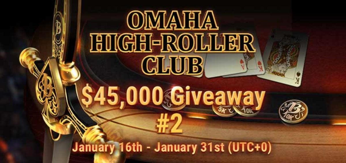 $45K Póker Omaha High-Roller Club