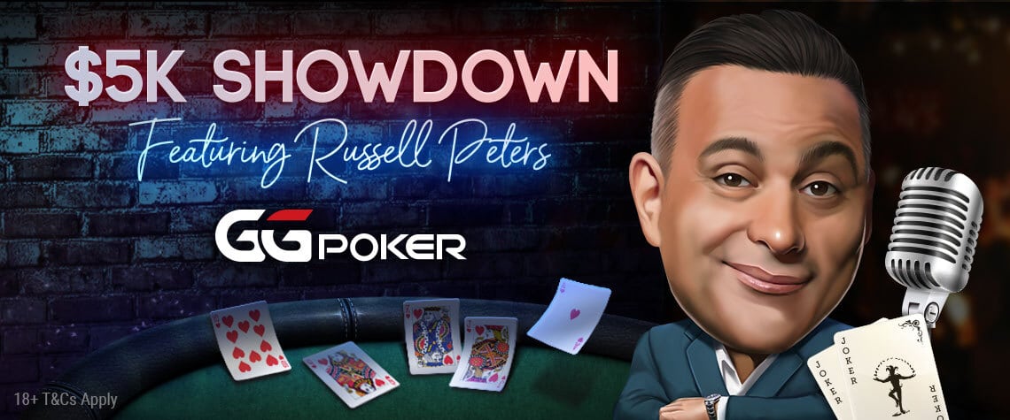 Enfrentamiento de $5K con Russell Peters – 30 de Marzo a las 19:00 ET