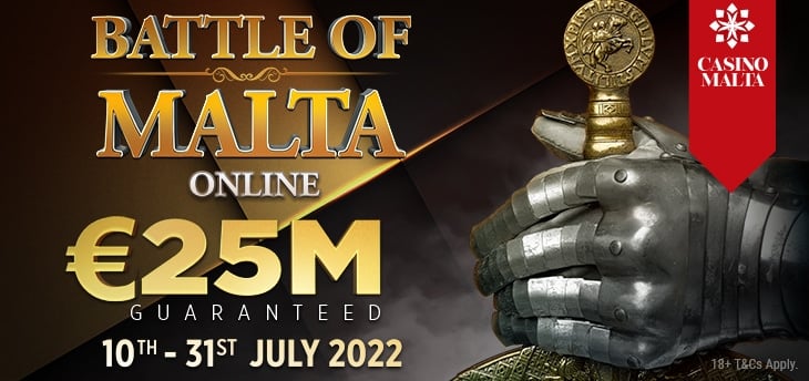 La Batalla de Malta Online, con una Garantía de €25M, Vuelve a GGPoker a Partir del 10 de Julio
